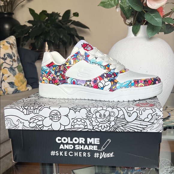 Skechers Colorful Graphic Sneakers - Picture 1 of 8